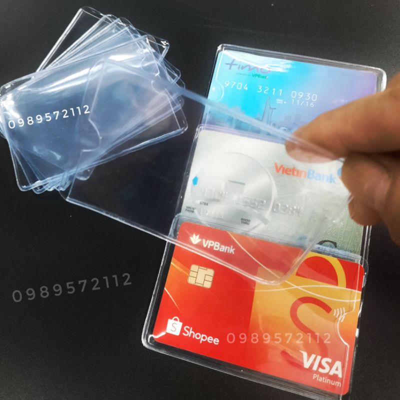 Túi đựng thẻ ATM,GPLX,CCCD...(10 cái)