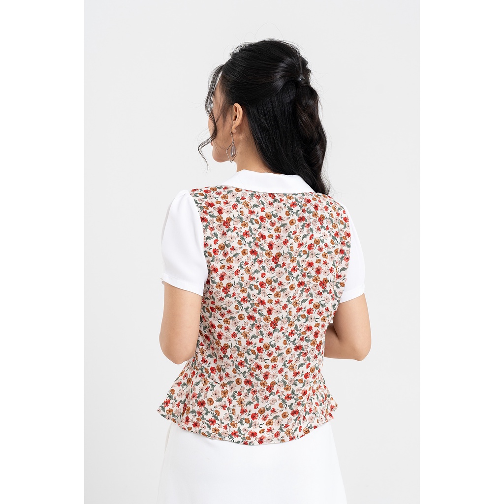 Áo Sơ Mi Cổ Sen,Gấu Xòe Lamer L61H22H051