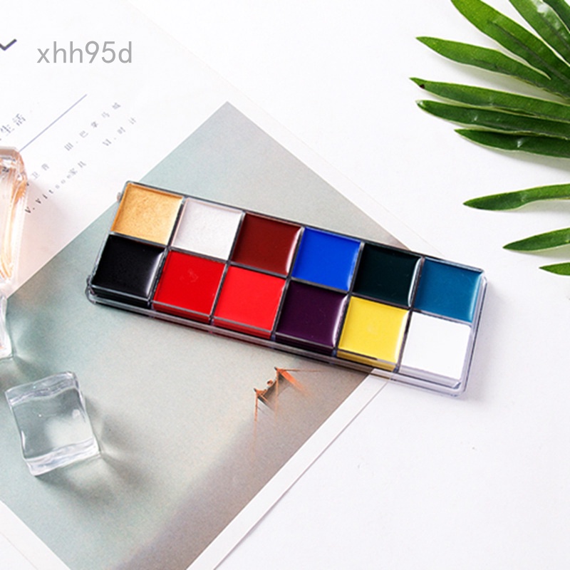 Bảng màu vẽ cơ thể hóa trang Halloween Xh95d 12 màu sắc | BigBuy360 - bigbuy360.vn