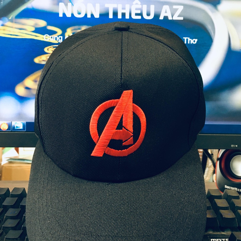 Nón kết thêu logo Marvel Avengers - Mũ Lưỡi Trai AZ MT109