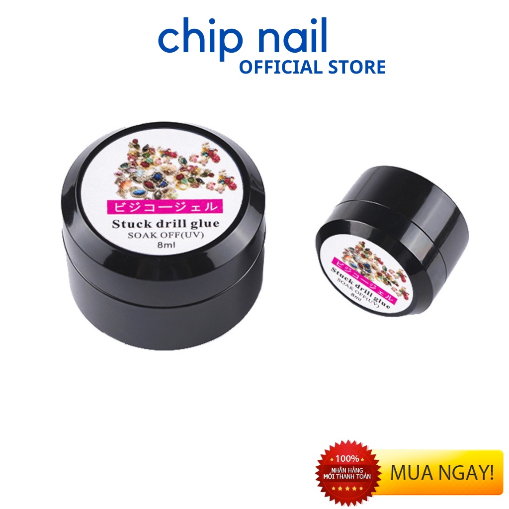 Gel đính đá Stuck Drill chính hãng siêu chắc - gel gắn đá chuyên dụng cho dân làm móng