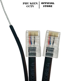 Dây mạng 4 lõi đồng có gia cường lẻ (1m)