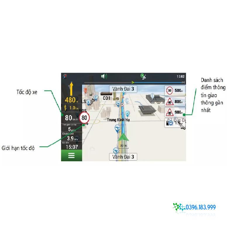 Bộ màn hình DVD Android Cho Ô Tô  VIOS 2014-2017 kèm mặt dưỡng,Tích Hợp GPS Chỉ Đường, Xem Camera Lùi – màn Full HD.