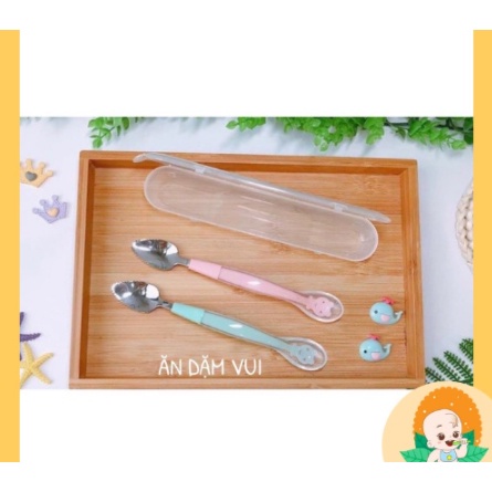 Thìa nạo trái cây củ ăn dặm cho bé không hộp
