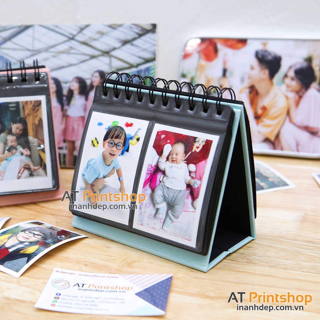 Album ảnh 6x9 dạng lịch để bàn xinh xắn