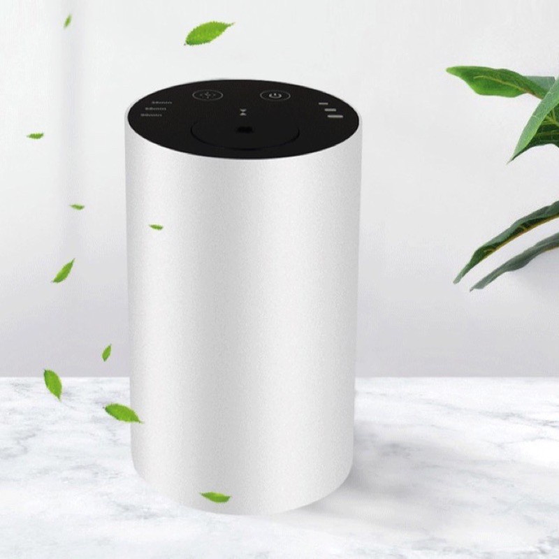 Máy khuếch tán tinh dầu  có tích pin khử mùi hôi xe ô tô, phòng làm việc - Diffuserlux