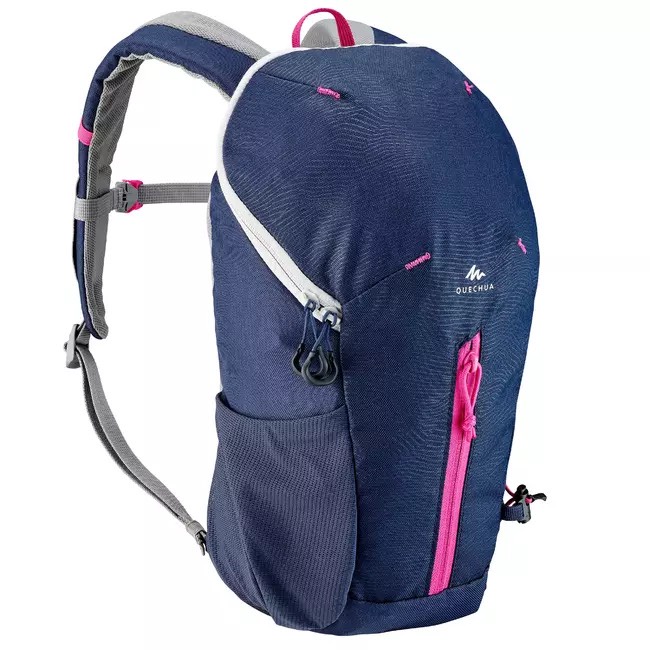 Balo Leo núi dã ngoại 10L MH100 - Xanh navy/hồng MIRILIK DECA
