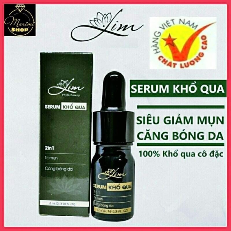 Serum khổ qua, mướp đắng handmade Lim farm - 100% nguyên chất - giảm mụn, sáng da, chăm sóc da mặt. | BigBuy360 - bigbuy360.vn
