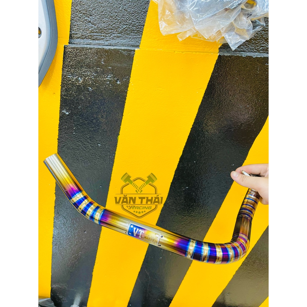 Cổ titan pô Zin cho các dòng xe Vario/SHVN/Airblade 100% Titan tản nhiệt nhanh