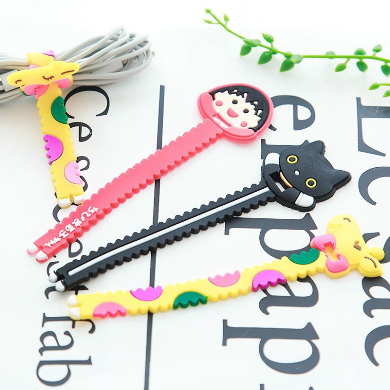 MKL JFHD Dây Quấn Buộc Tai Nghe, Cáp Sạc Hình Thú Cute 25 MKL