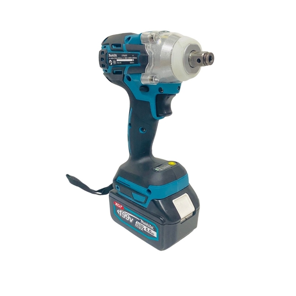 Siết bulong Makita 199V- 2 PIN - ĐẦU 2 TRONG 1 - 2 HÀNG ĐÈN - KHÔNG CHỔI THAN TẶNG BỘ PHỤ KIỆN