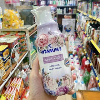 SỮA TẮM VITAMIN E HƯƠNG NƯỚC HOA MỚIChai 400ml