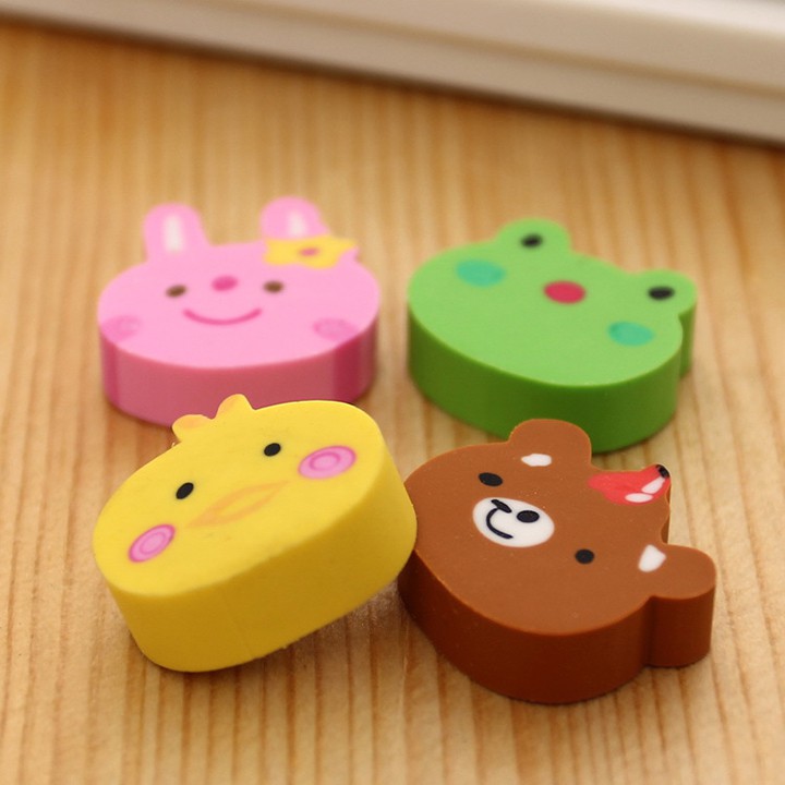 Tẩy bút chì mini hàn quốc hình con vật cute