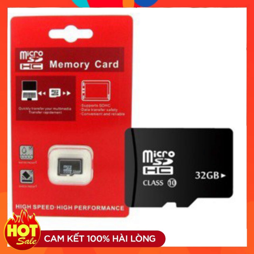 Thẻ Nhớ Micro SD 32Gb Tốc Độ Cao Bảo Hành 1 Đổi 1 Trong 1 Năm