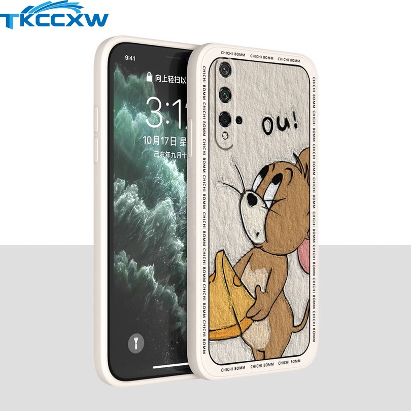 Ốp Điện Thoại Silicon Chống Sốc Họa Tiết Hoạt Hình Cho Huawei Nova 3i Nova 4e Nova 7i Nova 5T Y7A Y9S Y6P Y7 Pro 2019