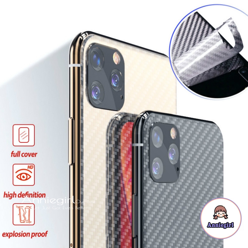 Miếng dán sợi carbon bảo vệ mặt sau điện thoại Iphone 11 Pro Max