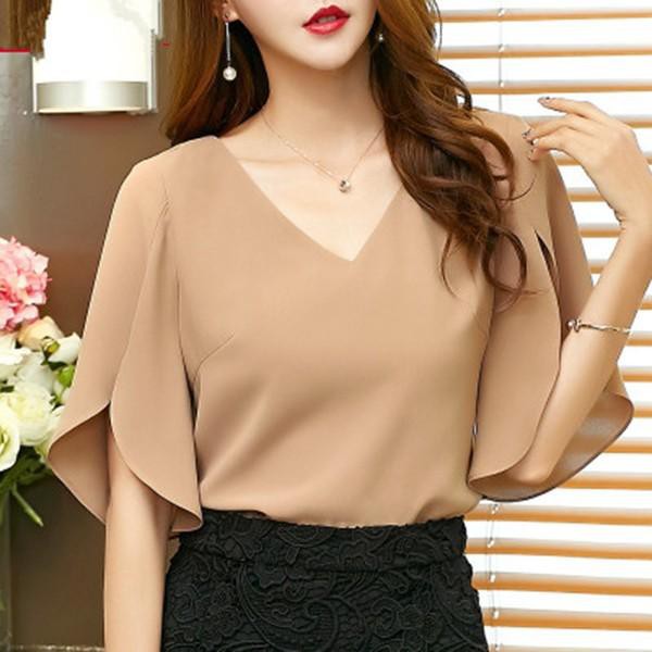 Áo sơ mi công sở ❣️FREESHIP❣️ Áo tay sẻ sang chảnh