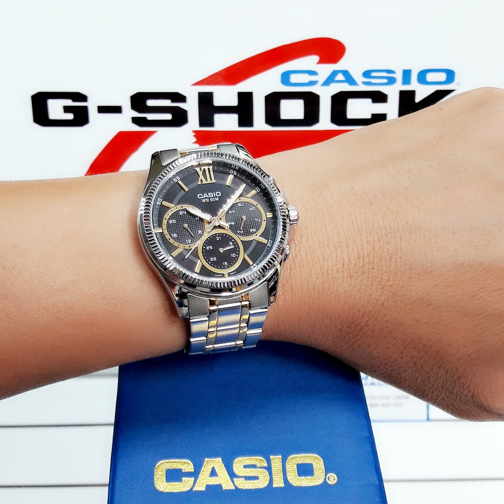 Đồng hồ Casio chính hãng nam 6 kim thể thao MTP-E315