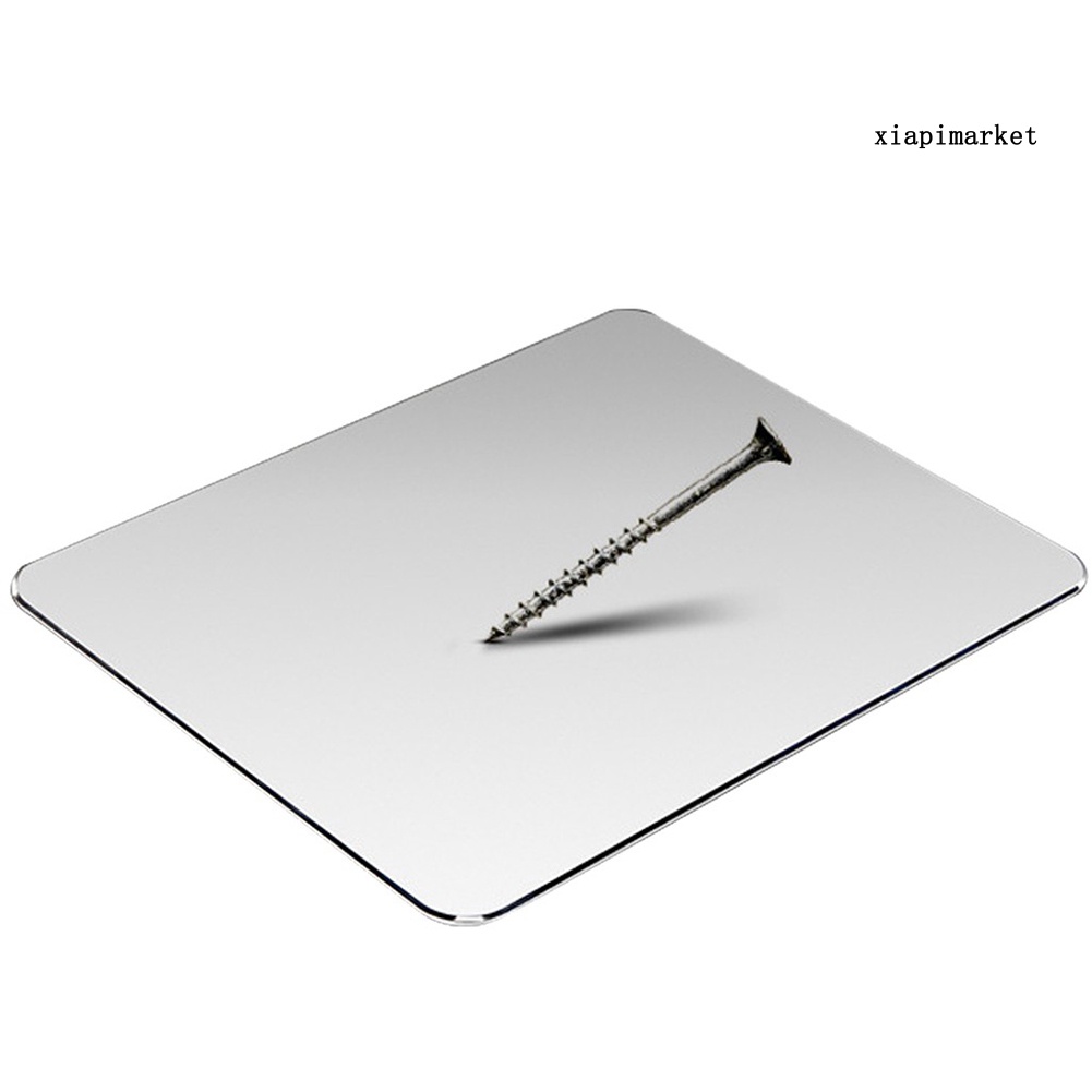 LOP_Slim Sleek Anti-Slip Aluminum Alloy Computer Gaming Mouse Pad Mat Mice Mousepad