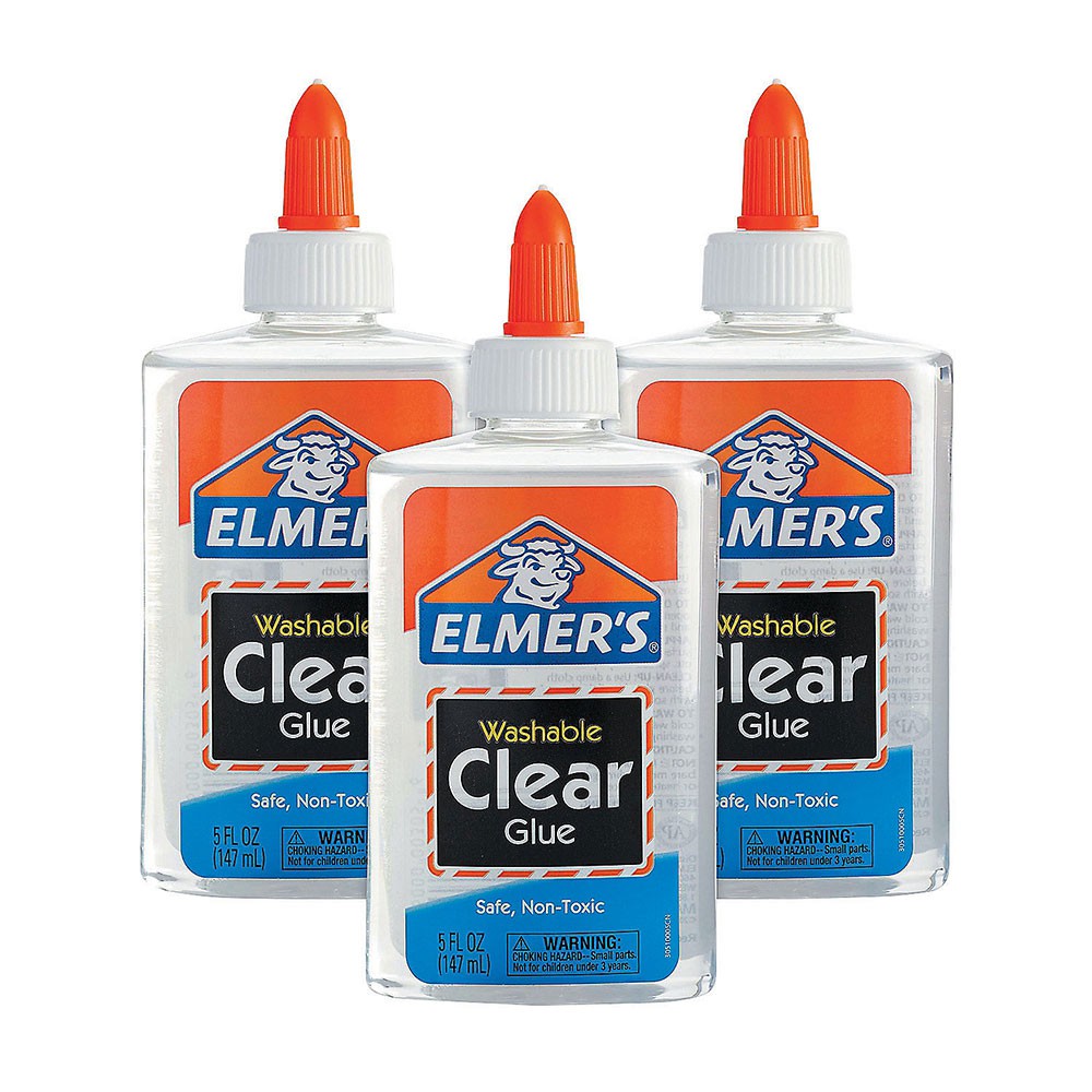 Kéo dán trong suốt Elmer's Washable Clear Glue 147ml