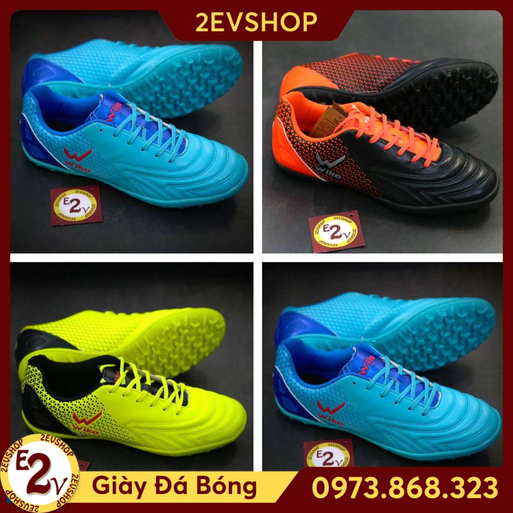 Giày Đá Bóng 𝗧𝗙 𝗪𝗶𝗸𝗮 𝗡𝗲𝗼 Đủ Màu Đã Khâu ˇ ⁵ ' ' P:{