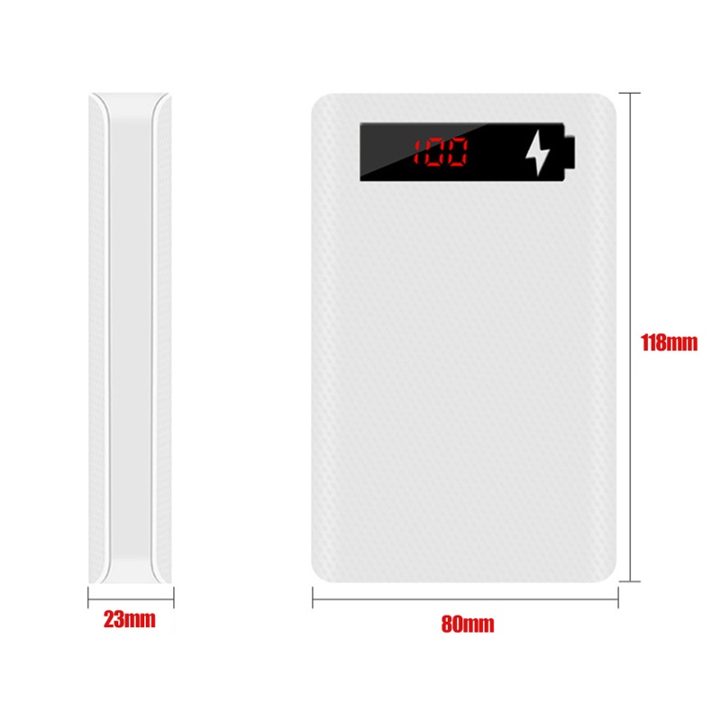 Vỏ Bảo Vệ Hộp Sạc Dự Phòng L5 Lcd Diy 5x18650 Không Kèm Pin Tiện Dụng