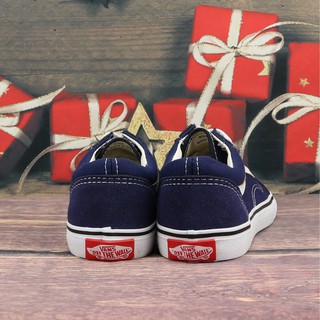 (Free Ship) Giày Vss Old Skool Xanh Navy Nữ.