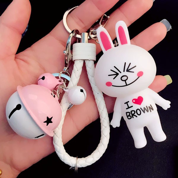 MÓC KHOÁ DỄ THƯƠNG THỎ CONY VÀ GẤU BROWN