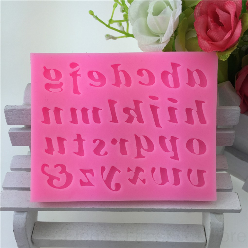 Khuôn Làm Bánh Kẹo Dạng Chữ Và Số Bằng Silicon Cao Cấp Tiện Dụng