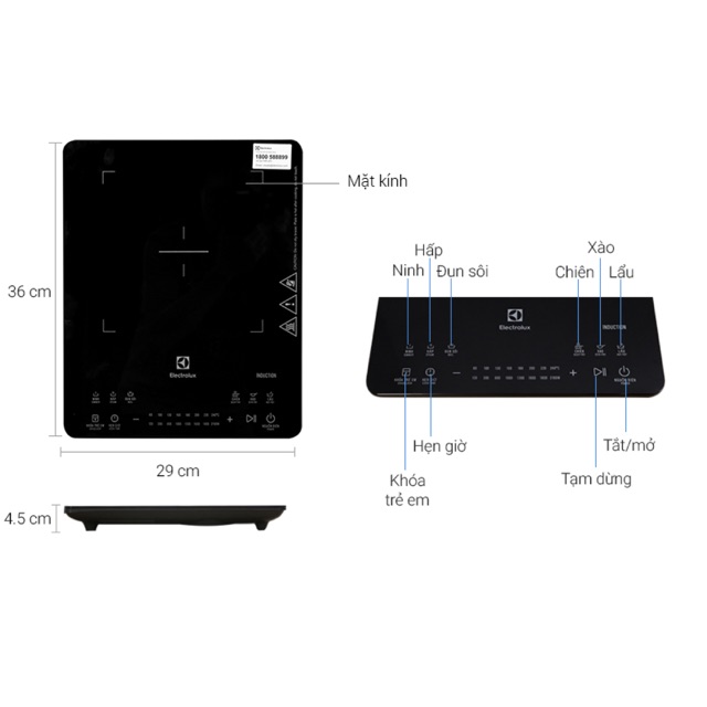 Bếp từ Electrolux ETD42SKA