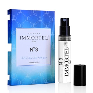 Nước hoa nam immortel no3 eau de parfum 3ml