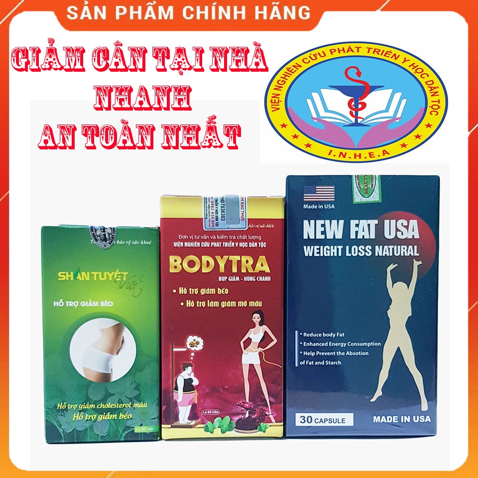 Giảm cân nhanh an toàn hiệu quả, Bodytra kết hợp New fat và Shantuyet giảm 14kg sau liệu trình, Đặc Biệt không tăng lại