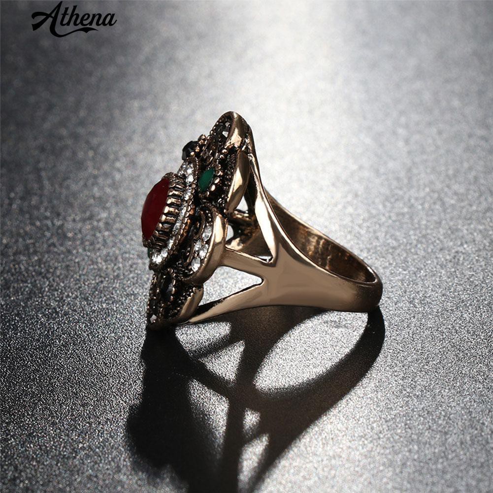 Nhẫn MặT HìNh Hoa ĐíNh Kim Cương Giả ThờI Trang Cho Nữ