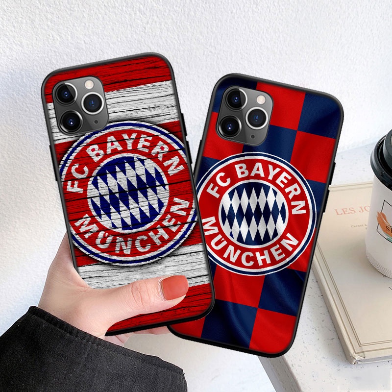 Ốp Điện Thoại Silicon Mềm Hình Bóng Đá Bayern Munich Wzi14 Cho Iphone 5 5s 6 6s 7 8 11 Pro Max Plus Se Xr