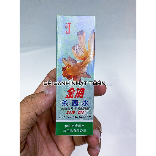 JINDI XANH LÁ SÁT TRÙNG, TẮM CÁ CHO BỂ CÁ CẢNH 30ML