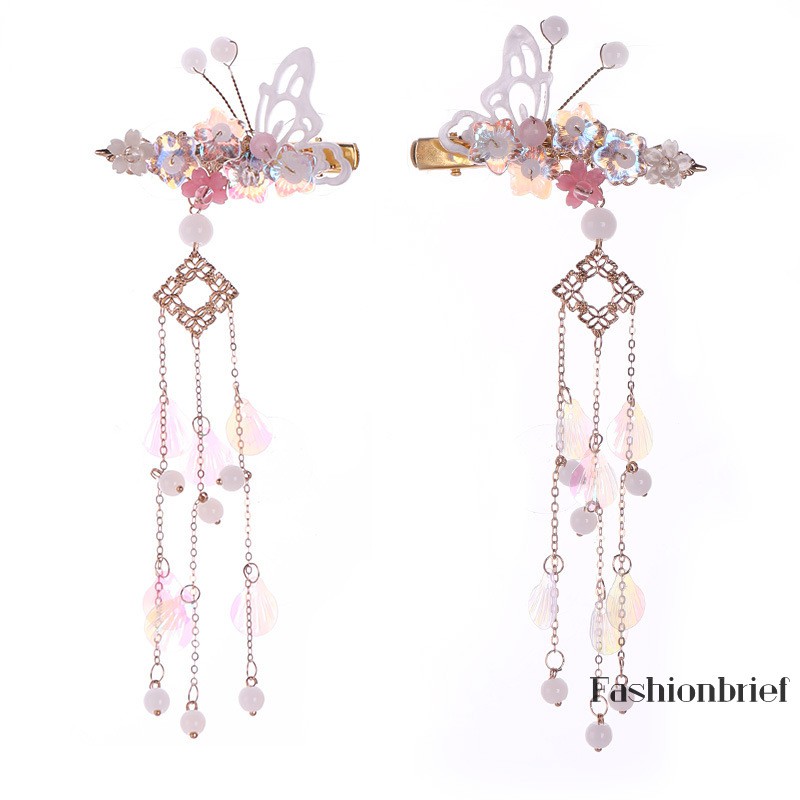 Kẹp tóc hình bông hoa phong cách cổ điển xinh xắn dành cho nữ