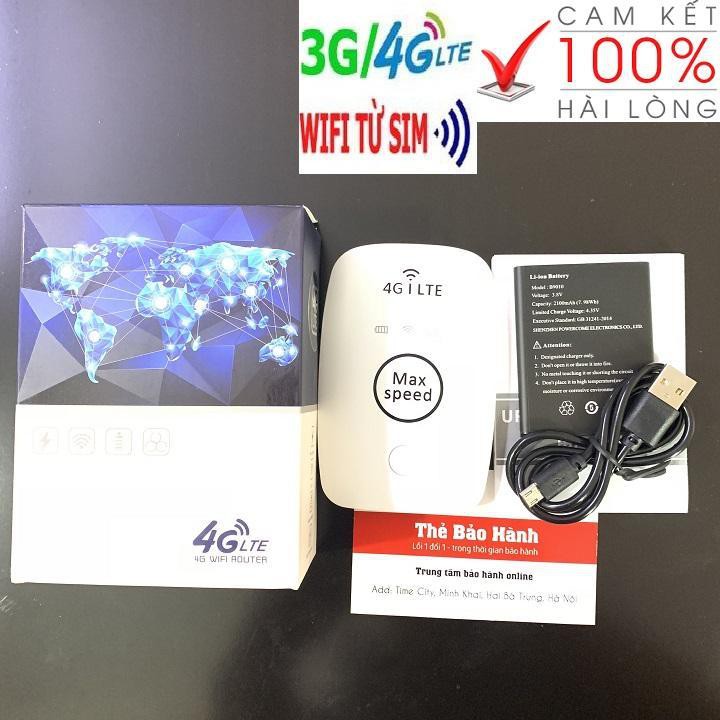 Cục phát sóng wifi di động 3g 4g không dây - MAX SPEED 4G LTE Maxis phát wifi bằng sim