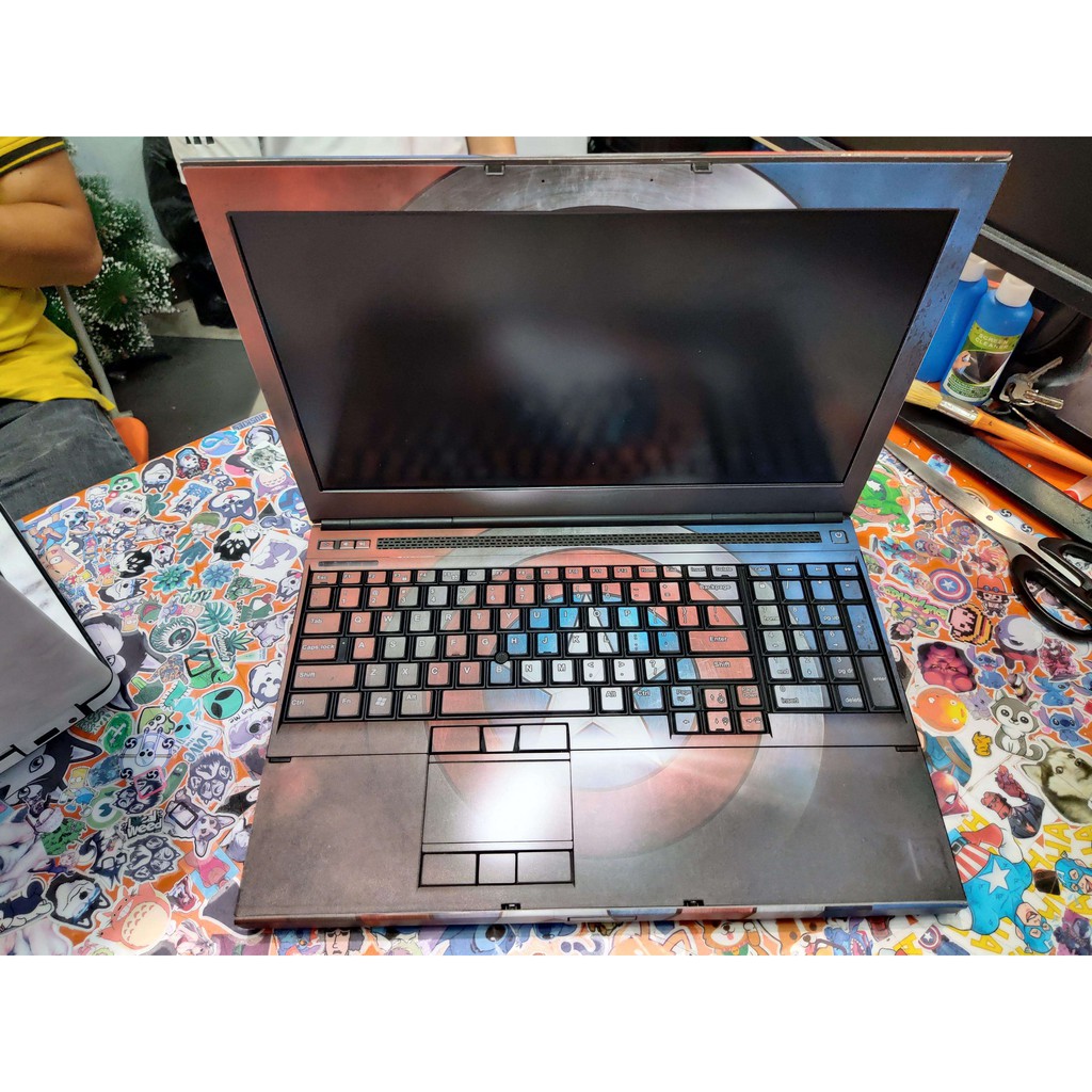 Decal Skin dán Laptop mẫu Captain
