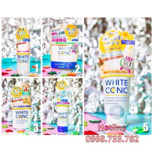 Sữa dưỡng thể trắng da,chống nắng White Conc Cc Cream