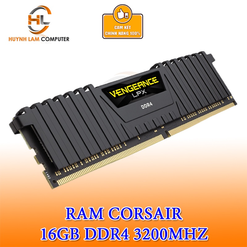 Ram Corsair 16Gb LPX DDR4 3000Mhz Tản đen - Chính hãng