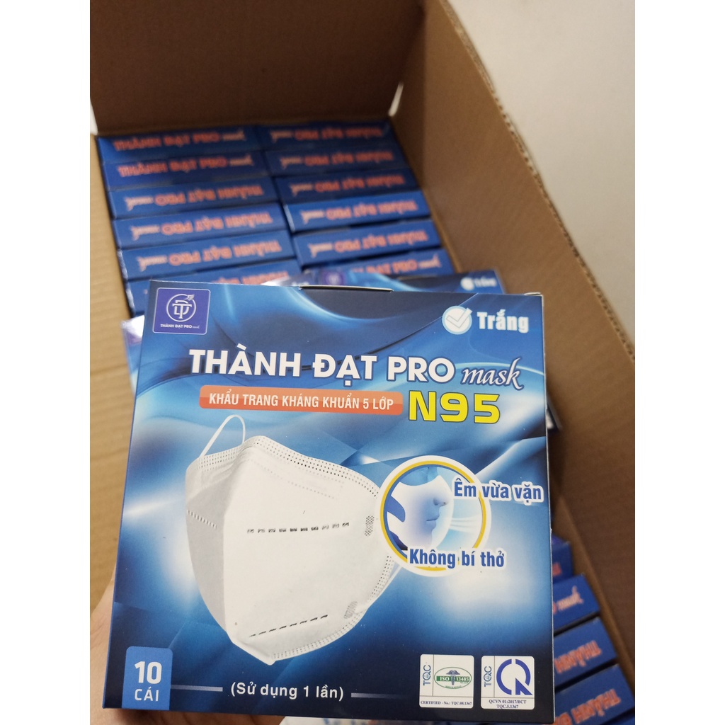 Khẩu Trang Y Tế Kháng Khuẩn 5 lớp N95 Thành Đạt PRO | BigBuy360 - bigbuy360.vn
