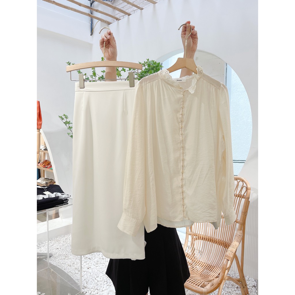 Váy bút chì voan T21 , Peace House Clothing