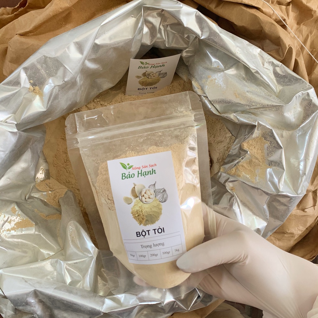 Bột tỏi nguyên chất 150gr - 1kg Garlic Powder Natural BH Spices chế biến thực phẩm 150gr – BHS009