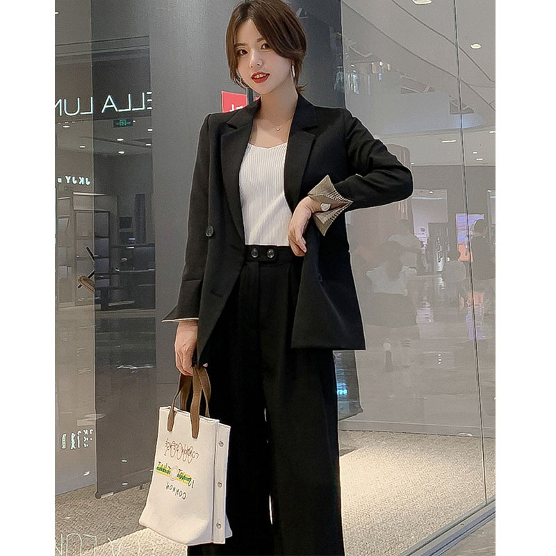 Áo Khoác Blazer Dáng Rộng Phong Cách Hàn Quốc Thời Trang Mùa Thu 2020 Cho Nữ