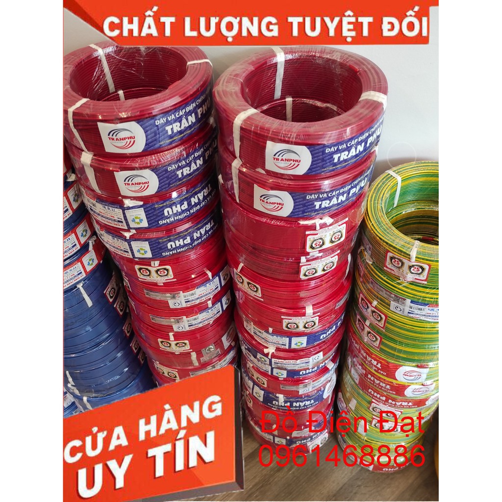 Dây Điện Trần Phú 1x0,75 1x1,5 Chính hãng