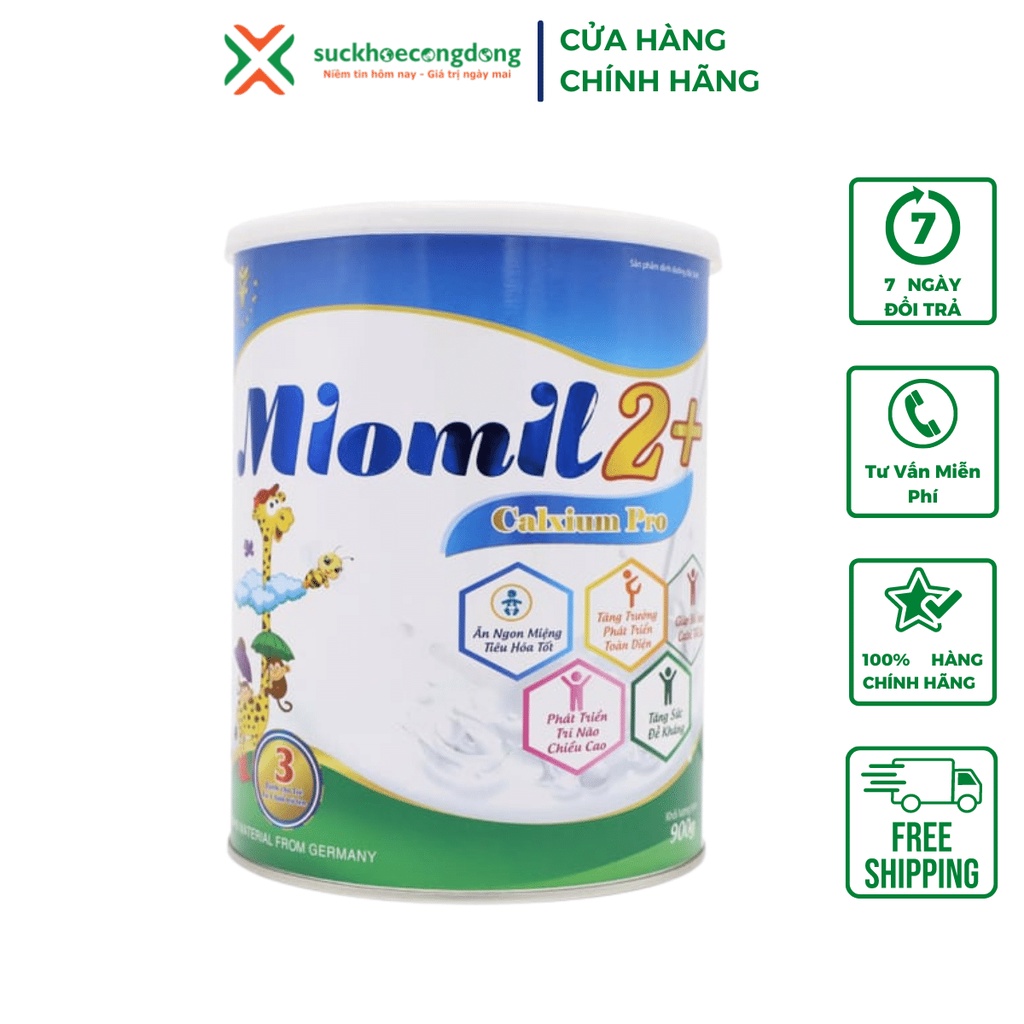 Sữa Miomil 2+ Calxium Pro hộp 900g