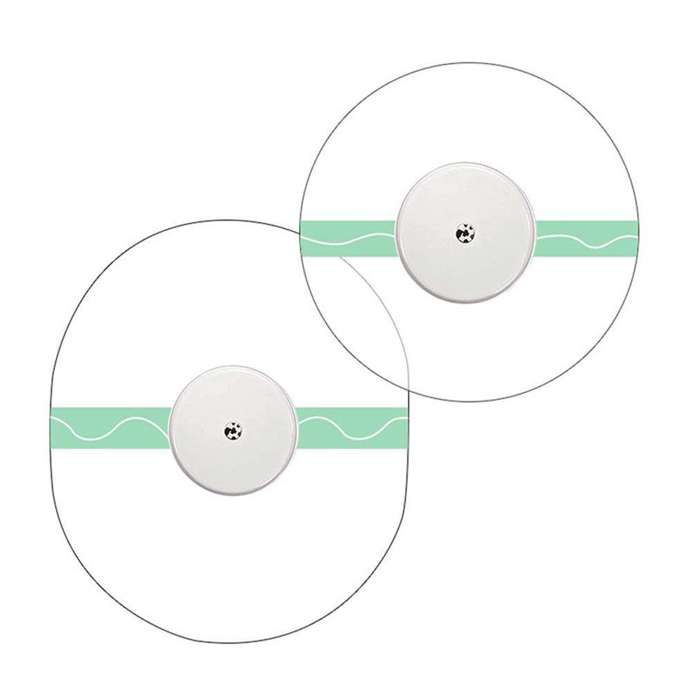 Miếng Dán Cảm Biến Trong Suốt Hình Tròn / Oval Bằng Vải Co Giãn CGM