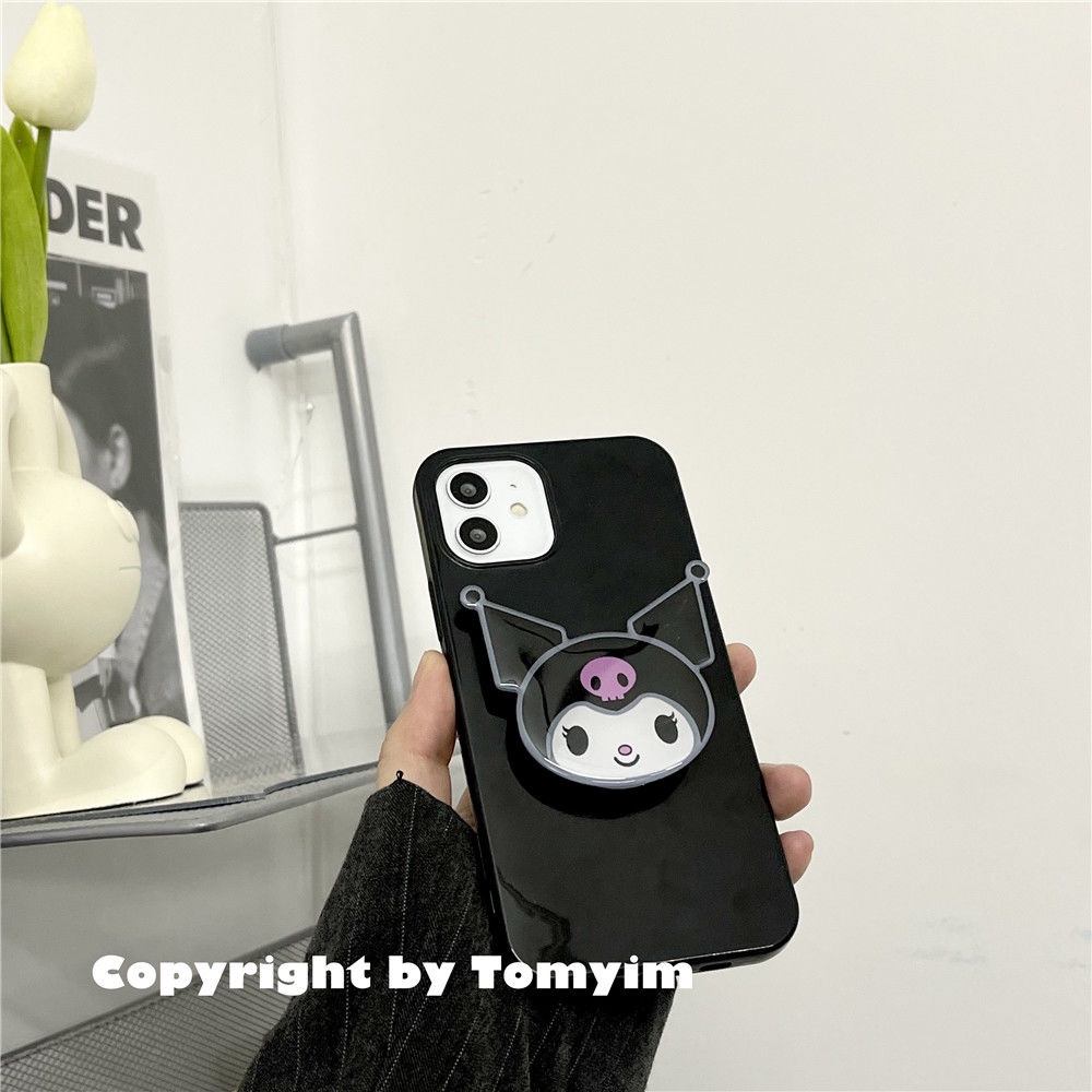 Dễ Thương Ốp Điện Thoại Họa Tiết Hoạt Hình Có Giá Đỡ Cho Iphone 11 12 Pro Max 678 Plus Xr