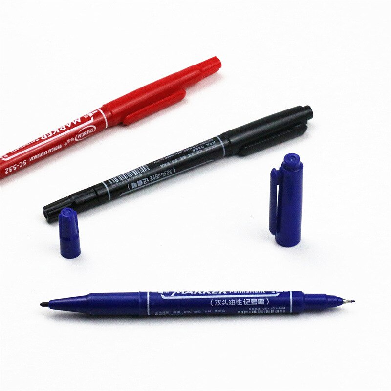 Bút Dạ Dầu 2 Đầu Pentel - N75W Nét Nhỏ 0.3mm, 0.8mm / Bút Dạ Kính Viết Trên Mọi Bề Mặt, Chất Liệu