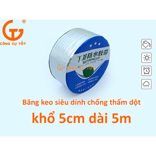 (Khổ 10cm 5cm) Băng keo chống thấm,sieu dính